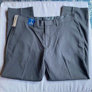 Kenneth Cole Reaction Men's Stretch Modern-Fit Flat-Front Pant, 38Wx30L